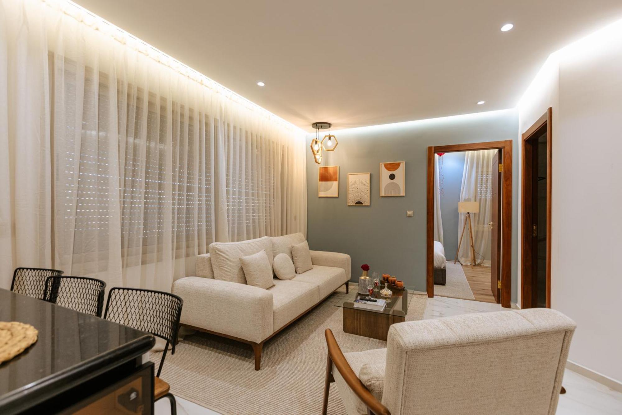 Marina View Residence Luxurious Studio Retreat With Stunning Ocean Views 1 Double Bedroom, 1 Convertible Couch Tangier Exterior photo